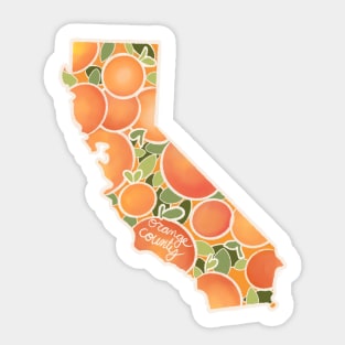 Orange County California Sticker